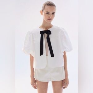 H&M Balloon-Sleeved Blouse Size XS